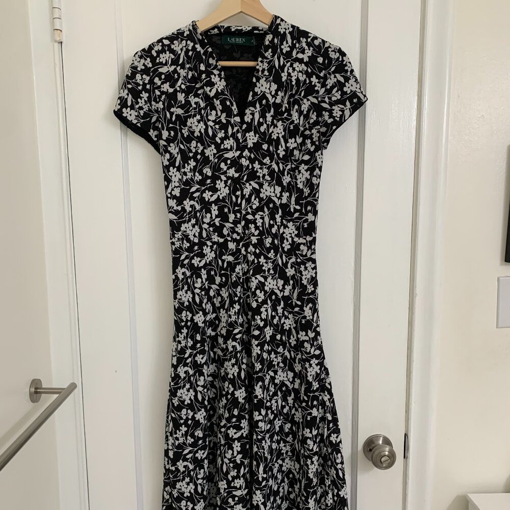 Floral Wrap Dress